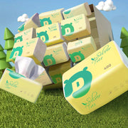 10-Pack Wood Pulp Paper Towels 5-Ply Heavy Duty Absorbent Cleaning