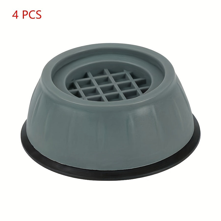 Set of 4 Anti-Vibration Pads for Washing Machines and Dryers Noise Reduction Durable Plastic