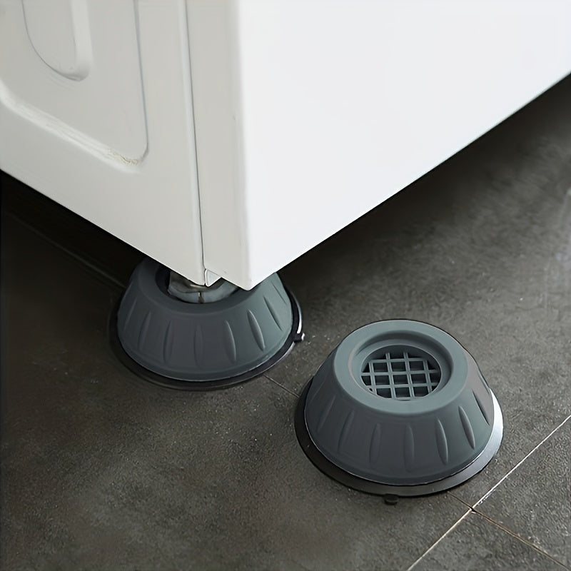 Set of 4 Anti-Vibration Pads for Washing Machines and Dryers Noise Reduction Durable Plastic