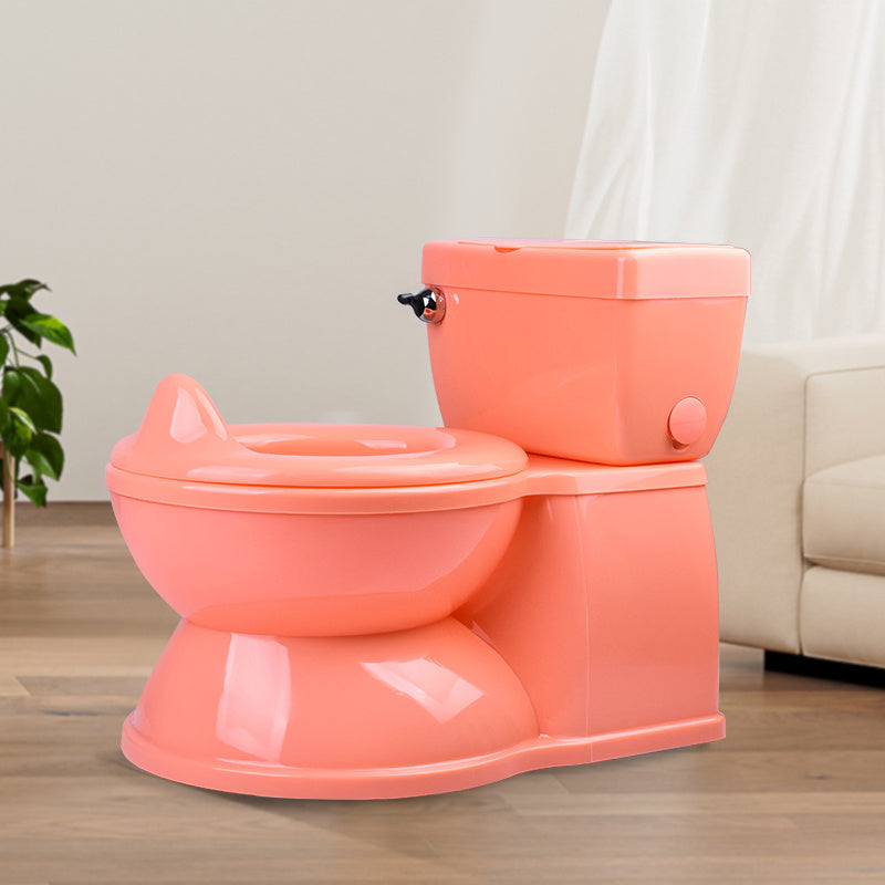 Kids Potty Training Toilet with Flush Sound and Realistic Design for Toddlers Ages 0-8