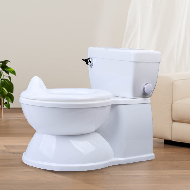 Kids Potty Training Toilet with Flush Sound and Realistic Design for Toddlers Ages 0-8