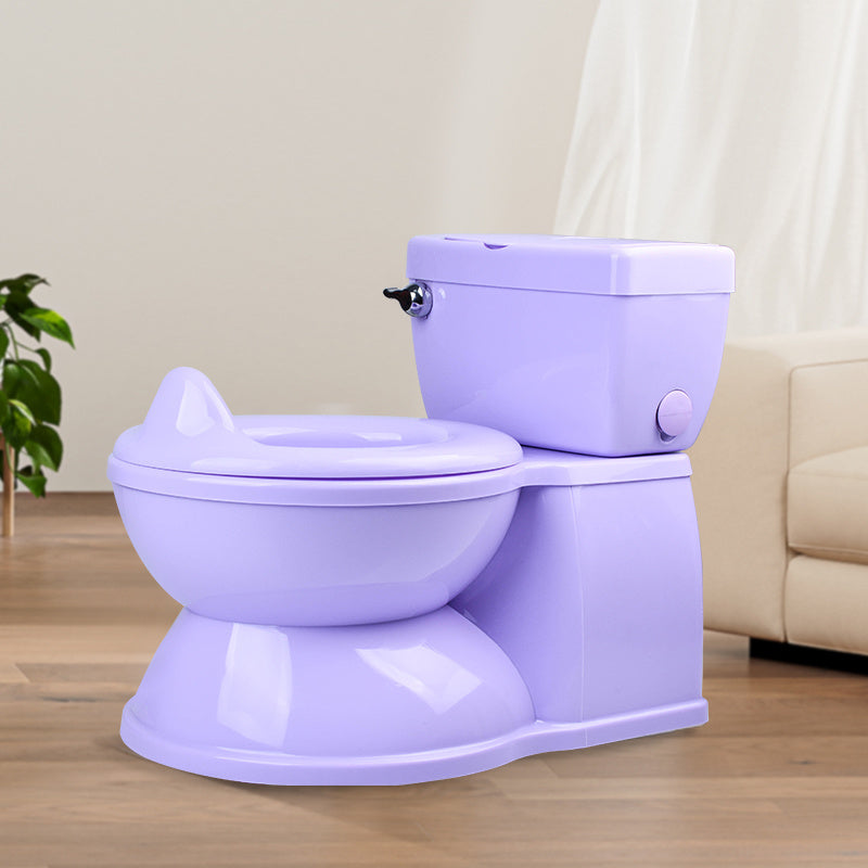 Kids Potty Training Toilet with Flush Sound and Realistic Design for Toddlers Ages 0-8