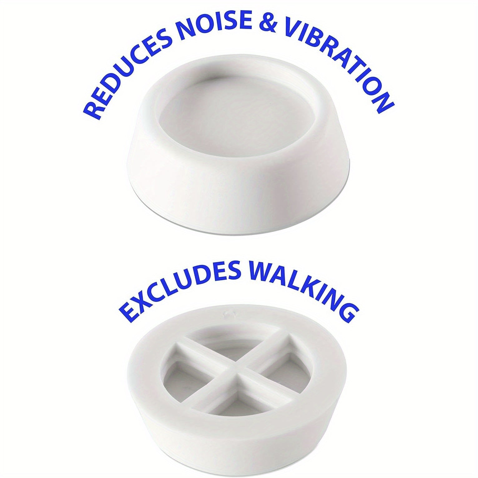 Washing Machine Vibration Pads Non-Slip White Stabilizer Anti-Walk