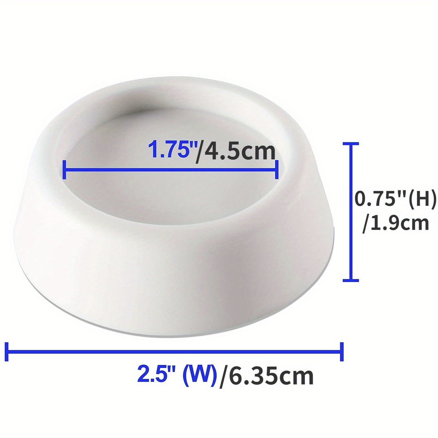 Washing Machine Vibration Pads Non-Slip White Stabilizer Anti-Walk