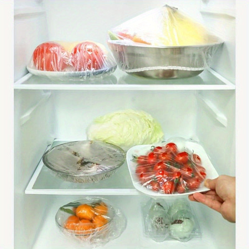 Disposable Food Covers 25cm Elastic Bowl Covers for Kitchen Storage and Food Preservation