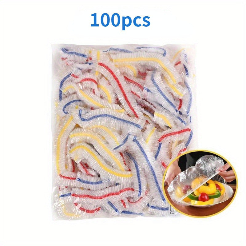 Disposable Food Covers 25cm Elastic Bowl Covers for Kitchen Storage and Food Preservation
