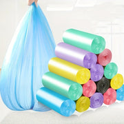 120 Color Garbage Bags Set 6 Rolls 45x50cm Disposable for Home Office Car
