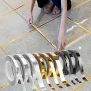 20M Waterproof Self-Adhesive Tile Stickers for Wall and Floor Sealing Black and Gold