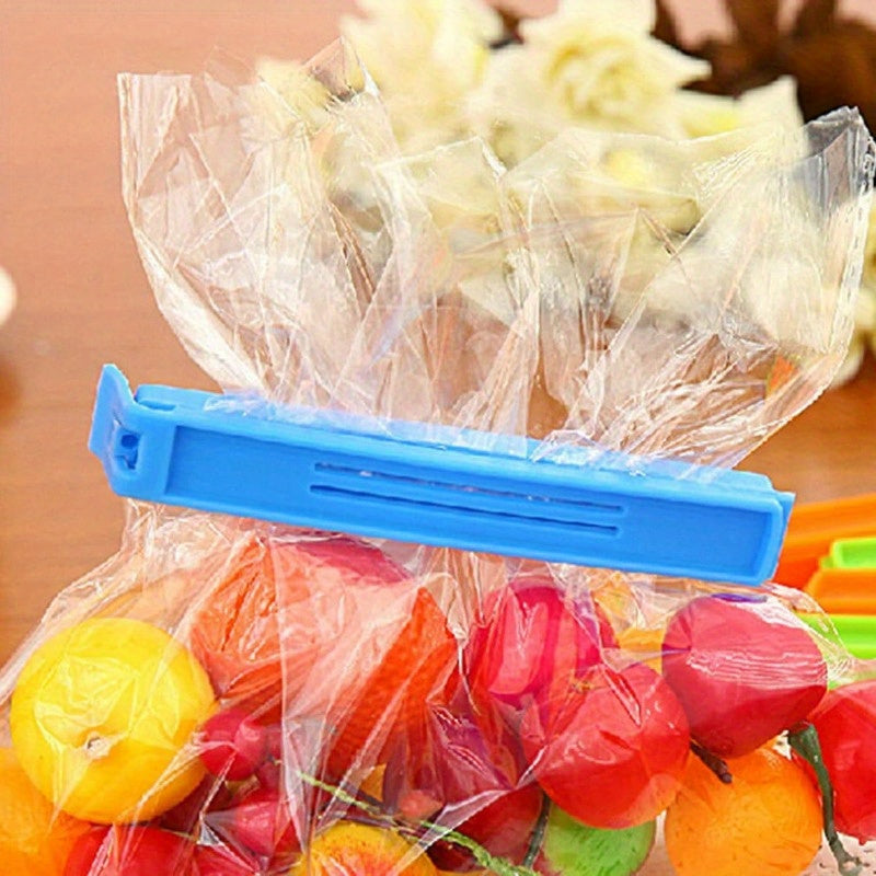 Reusable Food Storage Clips Set of 20 Plastic Sealing Bag Clips for Snacks and Bread