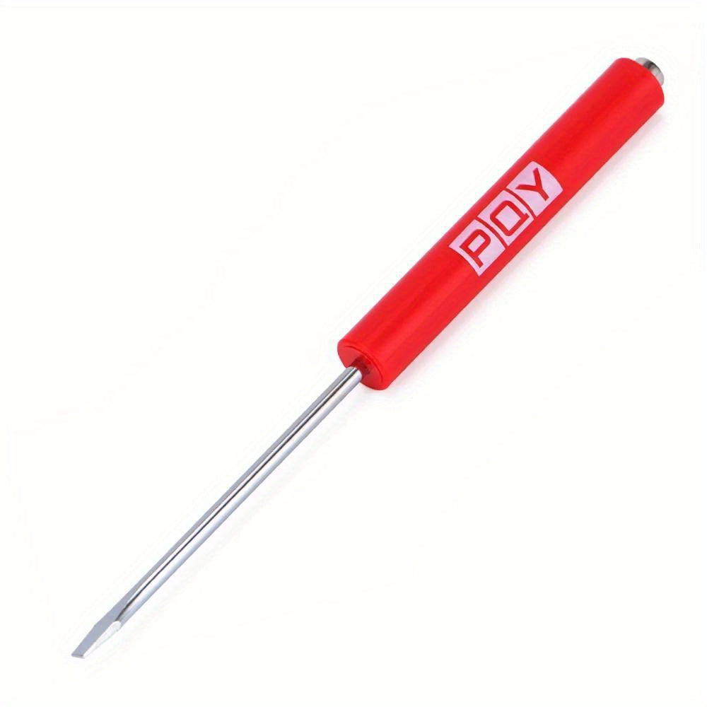 Mini Magnetic Slotted Screwdriver Set for Pocket Clips with Plastic Body
