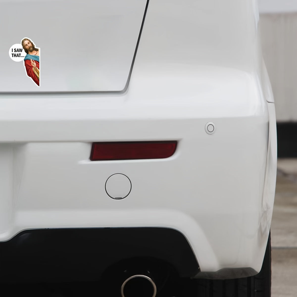 8 шт. забавных виниловых наклеек с Иисусом для автомобилей, ноутбуков, фургонов