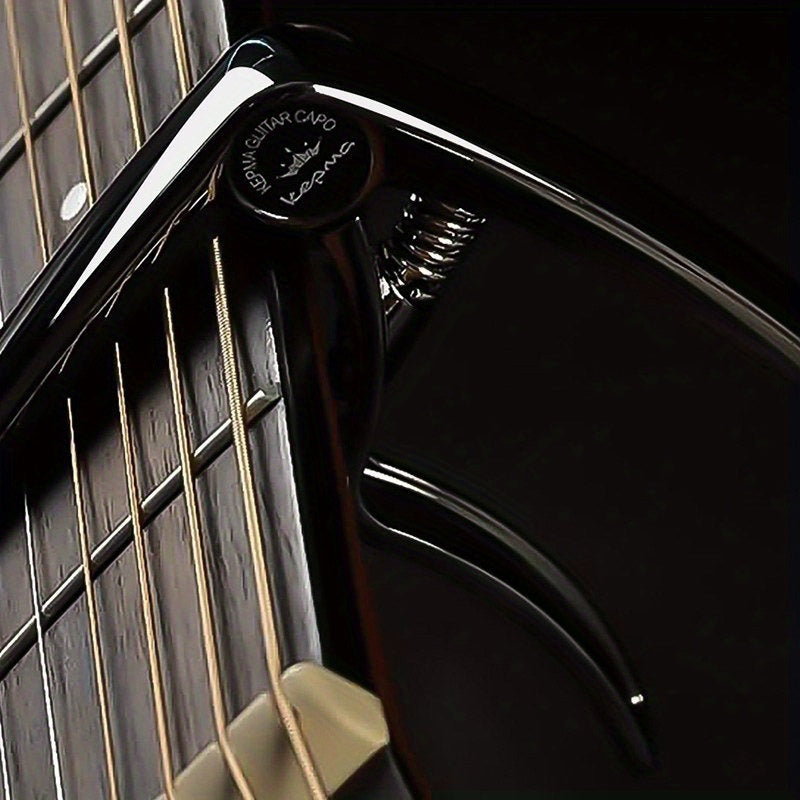 Alloy Guitar Capo and Tuner for Acoustic and Electric Guitars