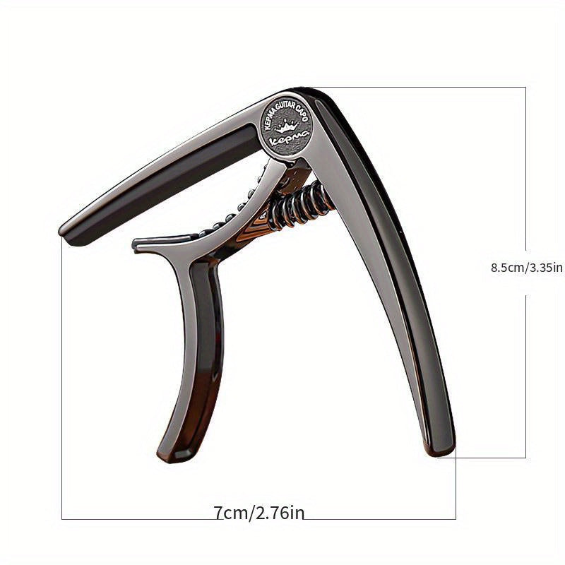 Alloy Guitar Capo and Tuner for Acoustic and Electric Guitars