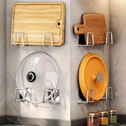 Kitchen Wall-Mounted Storage Rack Set for Kitchen Accessories 2 Pieces