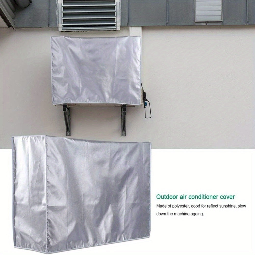 Outdoor AC Unit Cover Waterproof Dustproof UV Protective with Tie Rope