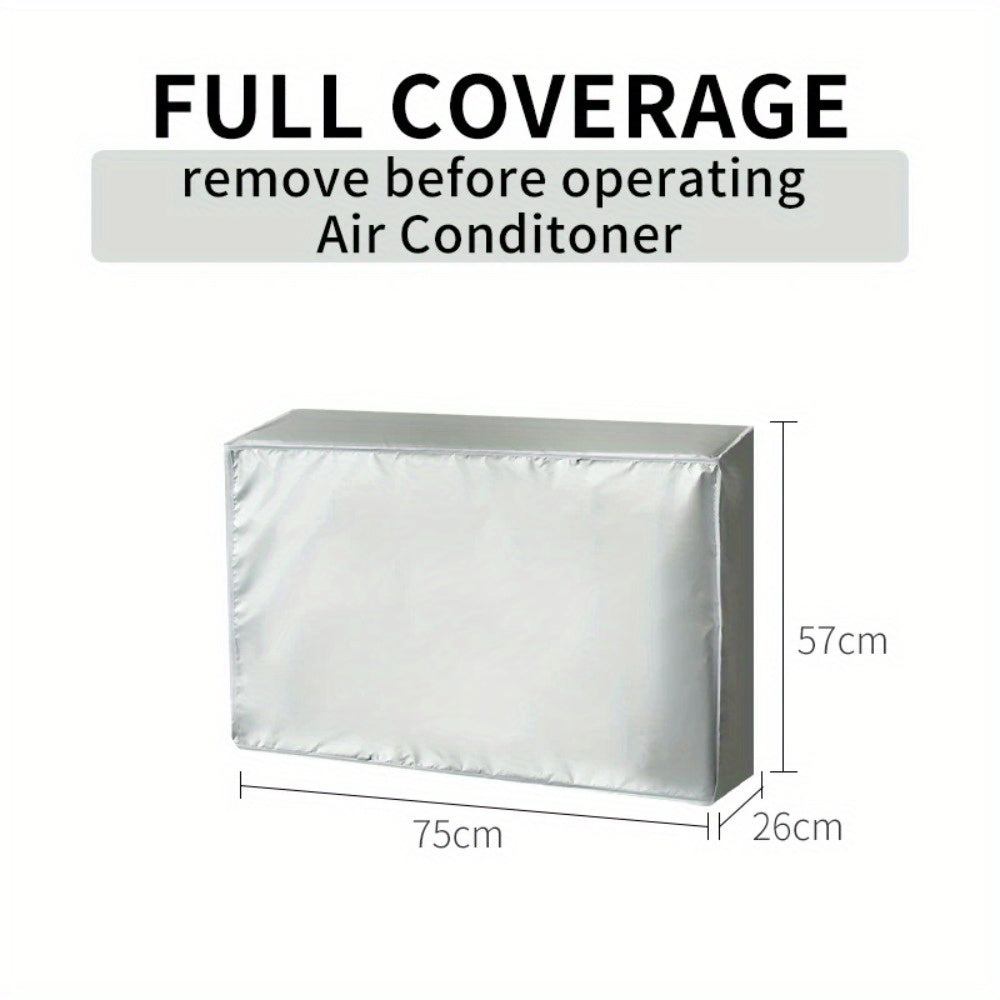Outdoor AC Unit Cover Waterproof Dustproof UV Protective with Tie Rope