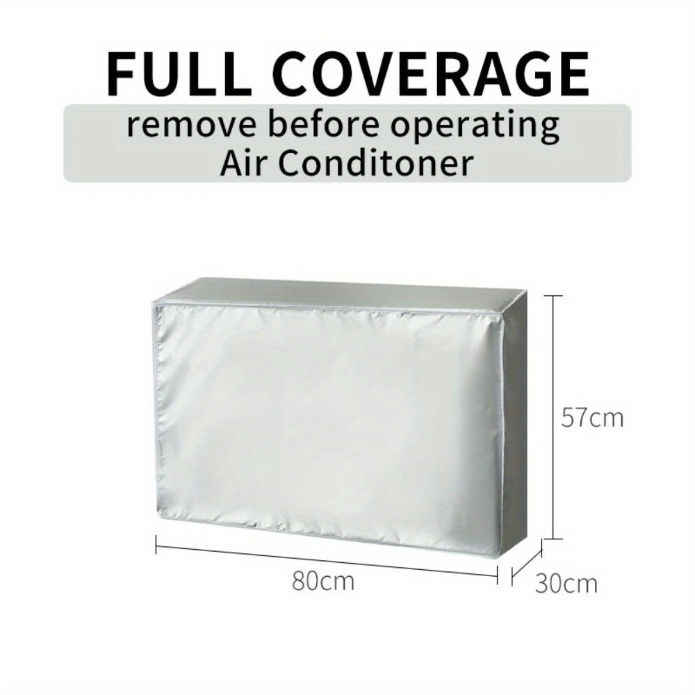 Outdoor AC Unit Cover Waterproof Dustproof UV Protective with Tie Rope