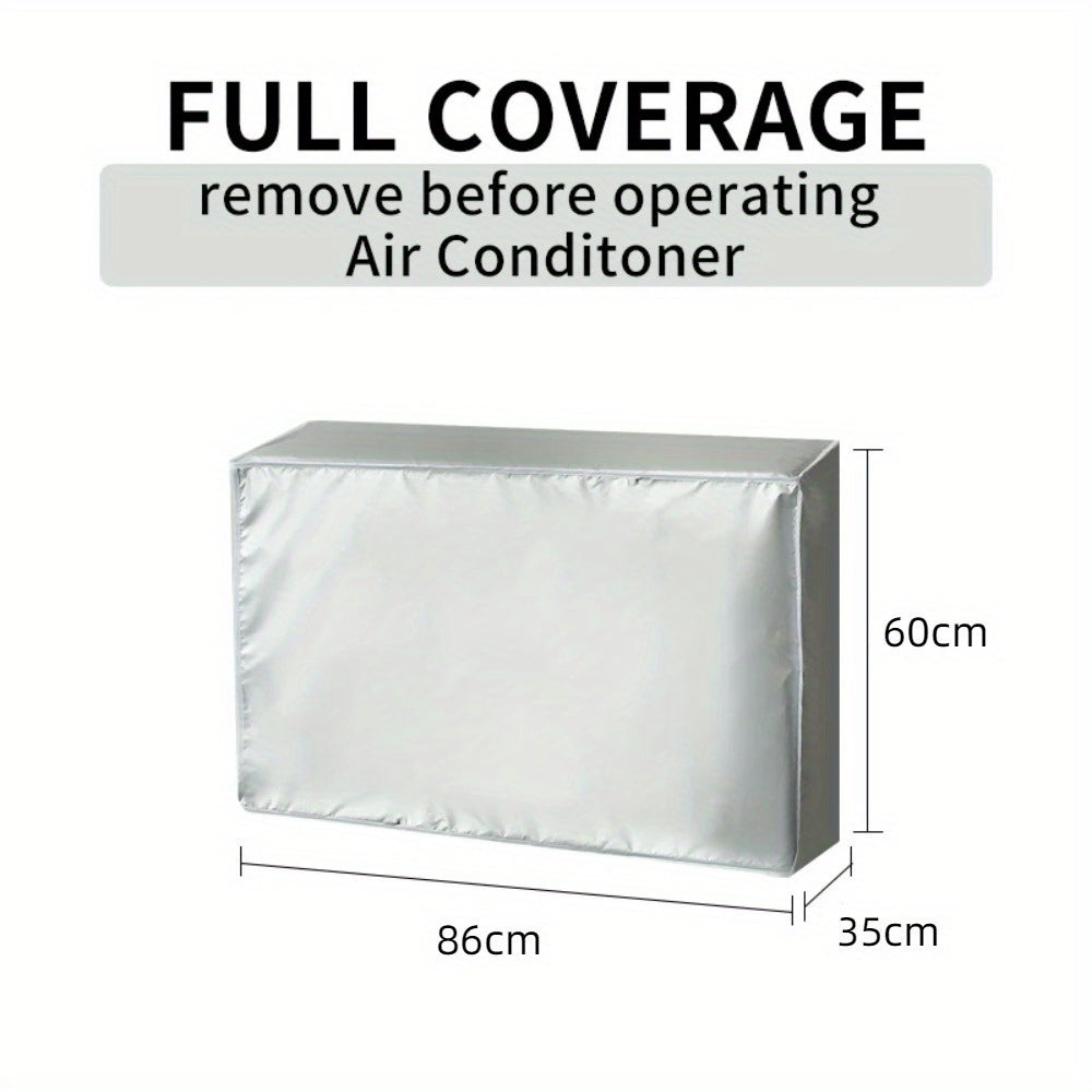 Outdoor AC Unit Cover Waterproof Dustproof UV Protective with Tie Rope