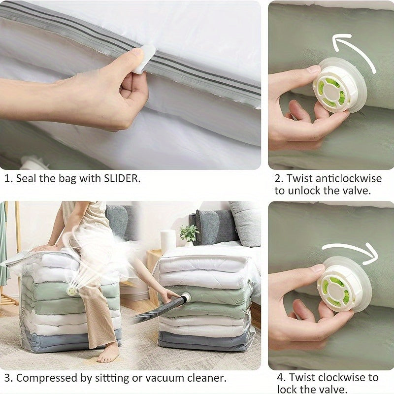 Extra Large Vacuum Storage Bag for Comforters Clothes Bedding Duvets