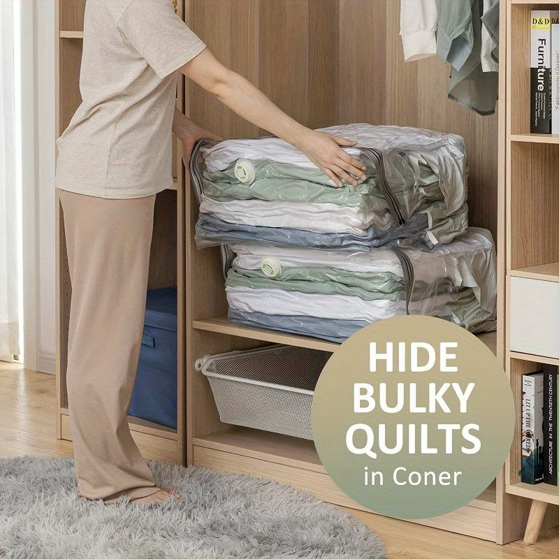 Extra Large Vacuum Storage Bag for Comforters Clothes Bedding Duvets