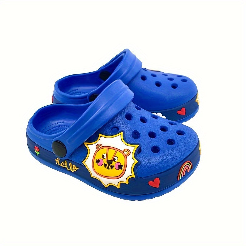 Girls Cartoon Clogs Lightweight Non-Slip EVA Indoor Outdoor Shoes