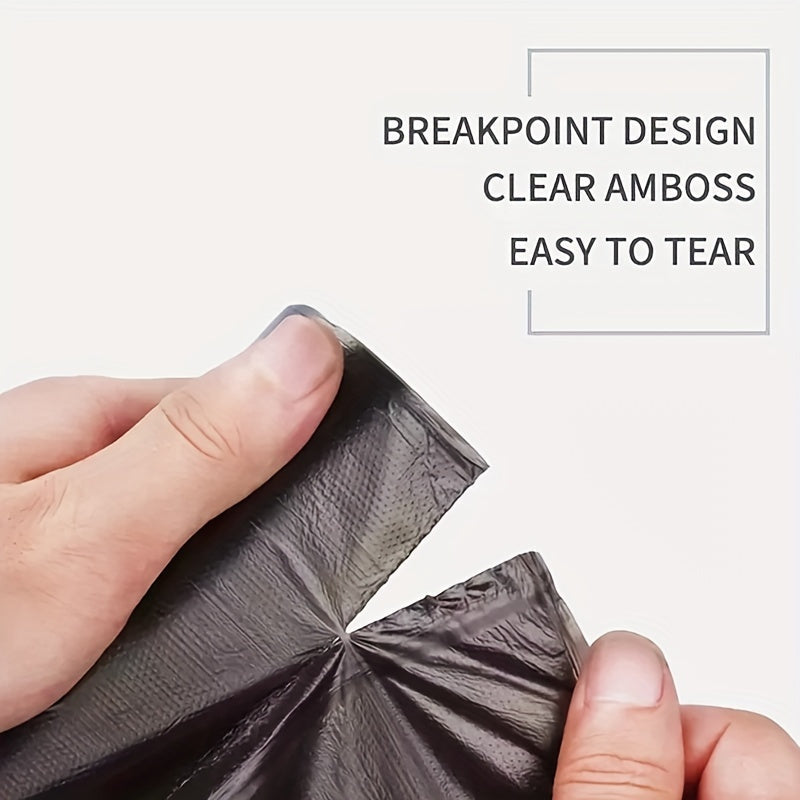 Paquete de 120 bolsas de basura de polietileno a prueba de fugas y de uso pesado para cocina y hogar