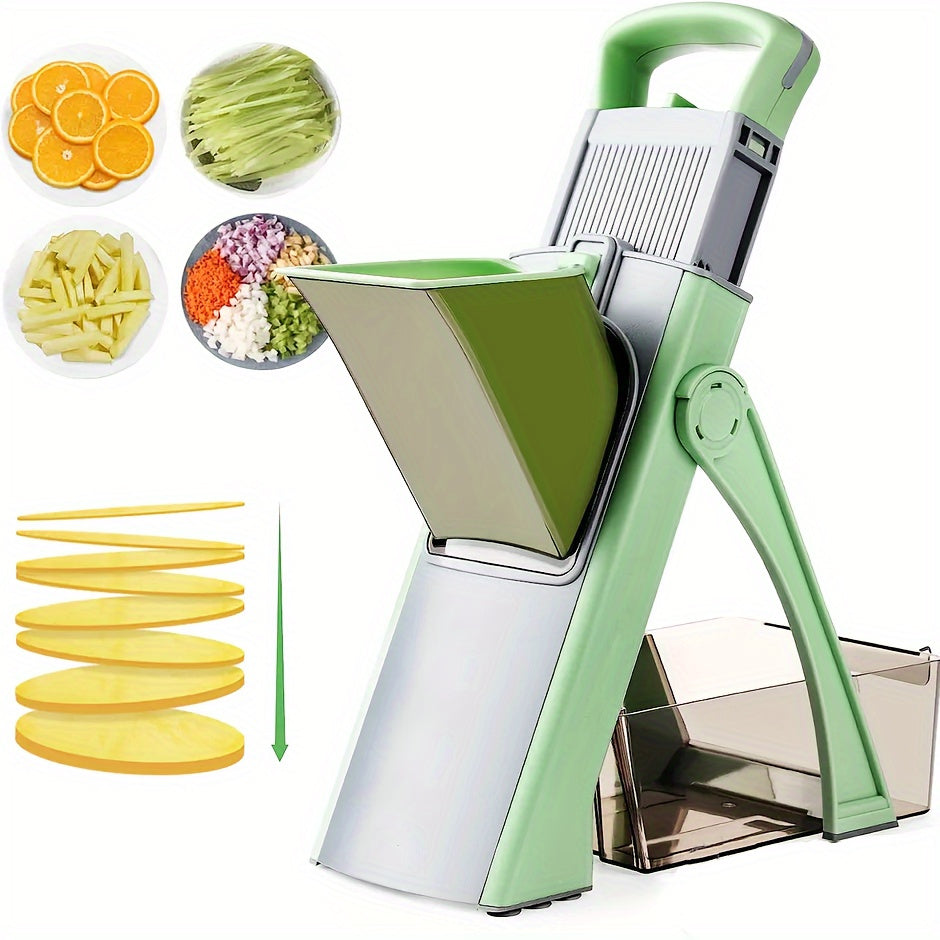 Metal Vegetable Slicer and Fruit Cutter, Handheld Food Grater, Dicing Tool