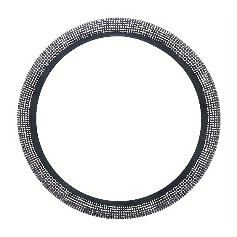 Uniseks Kristal Rhinestone Avtomobil Boshqarma Rulosi Qopqog'i Qattiq Bo'lmagan Elastik Himoya