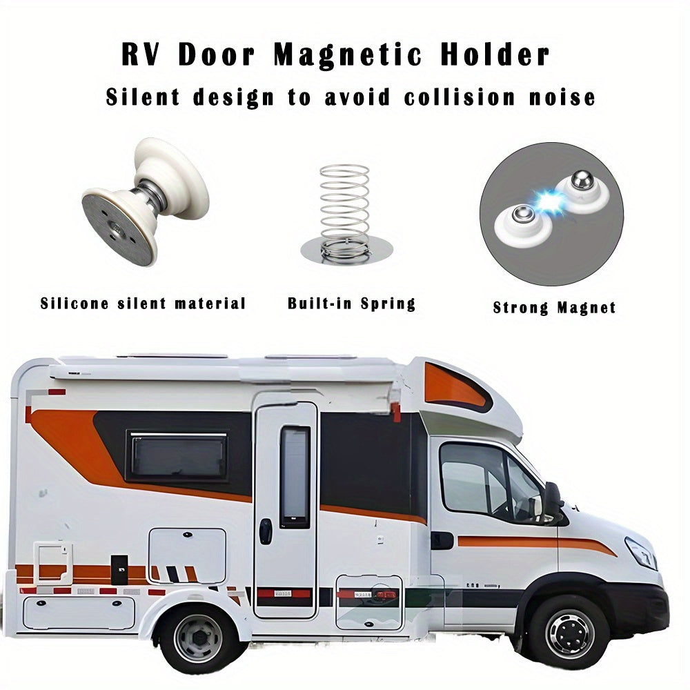 Magnetic RV Door Holder Baggage Door Catch Latch Travel Trailer Camper
