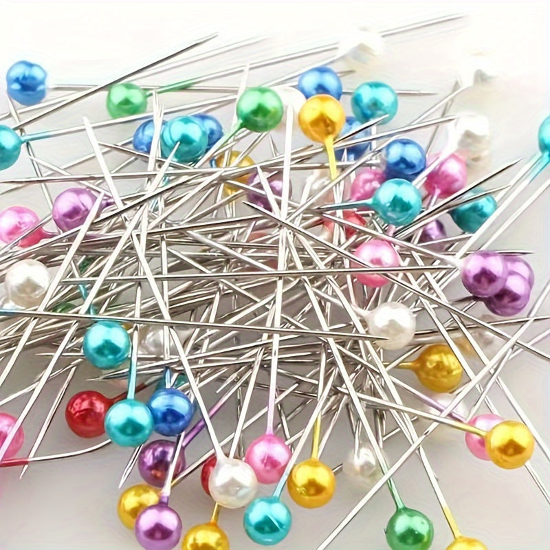 DIY Jewelry Making Supplies with Pearl Needles, Colored Big Head Needles and Sewing Tools