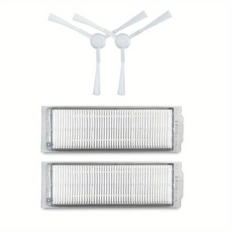Replacement HEPA Filter and Side Brushes for Robot Vacuum Mop Pro, 4 Pieces