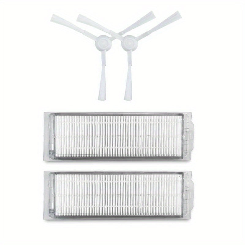 Replacement HEPA Filter and Side Brushes for Robot Vacuum Mop Pro, 4 Pieces
