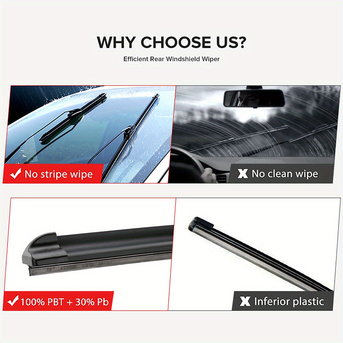 Front And Rear Wiper Blades Set For Stonic 2016-2023 Windshield 66.04cm+40.64cm+27.94cm