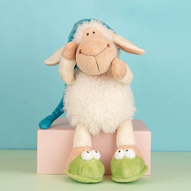 Cute Sheep Stuffed Animal Toy for Babies and Kids, Soft Plush, Perfect for Gifts