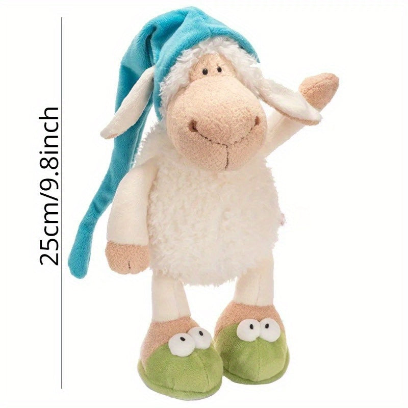 Cute Sheep Stuffed Animal Toy for Babies and Kids, Soft Plush, Perfect for Gifts