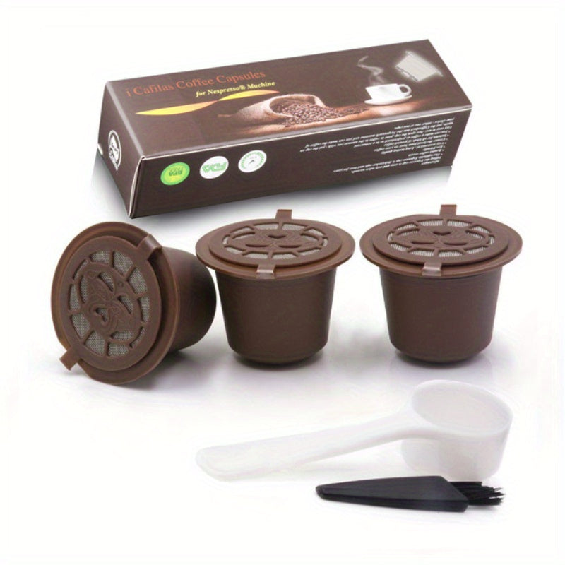 Reusable Coffee Capsule for Nespresso Machines Refillable Basket Filter