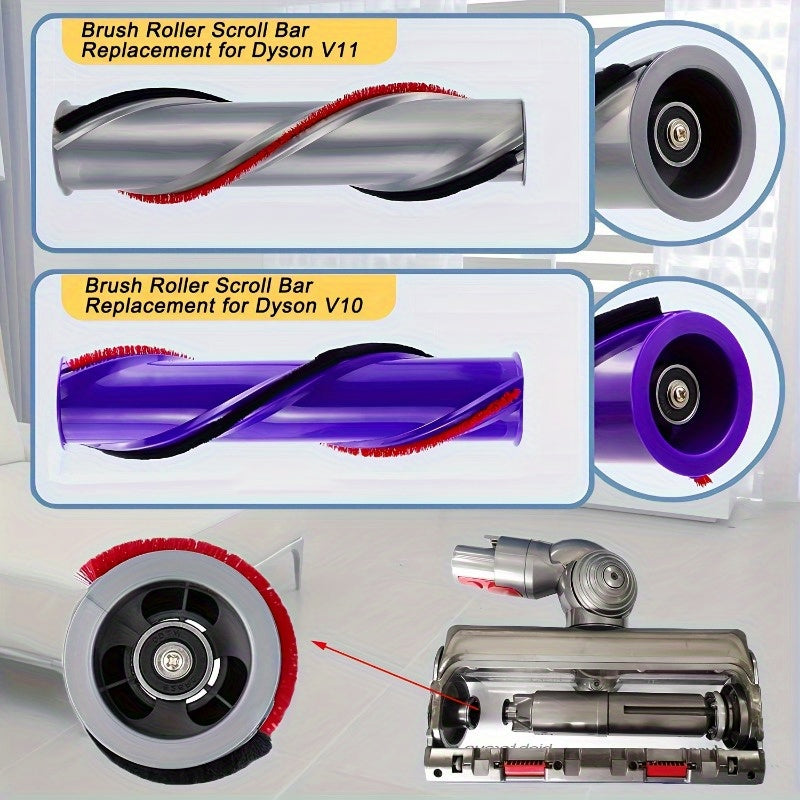 Replacement Fabric Dusting Bar for V11 Cordless Vacuum Cleaner Roller Brush