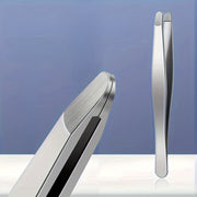 Unisex Stainless Steel Precision Tweezers for Eyebrows and Eyelashes
