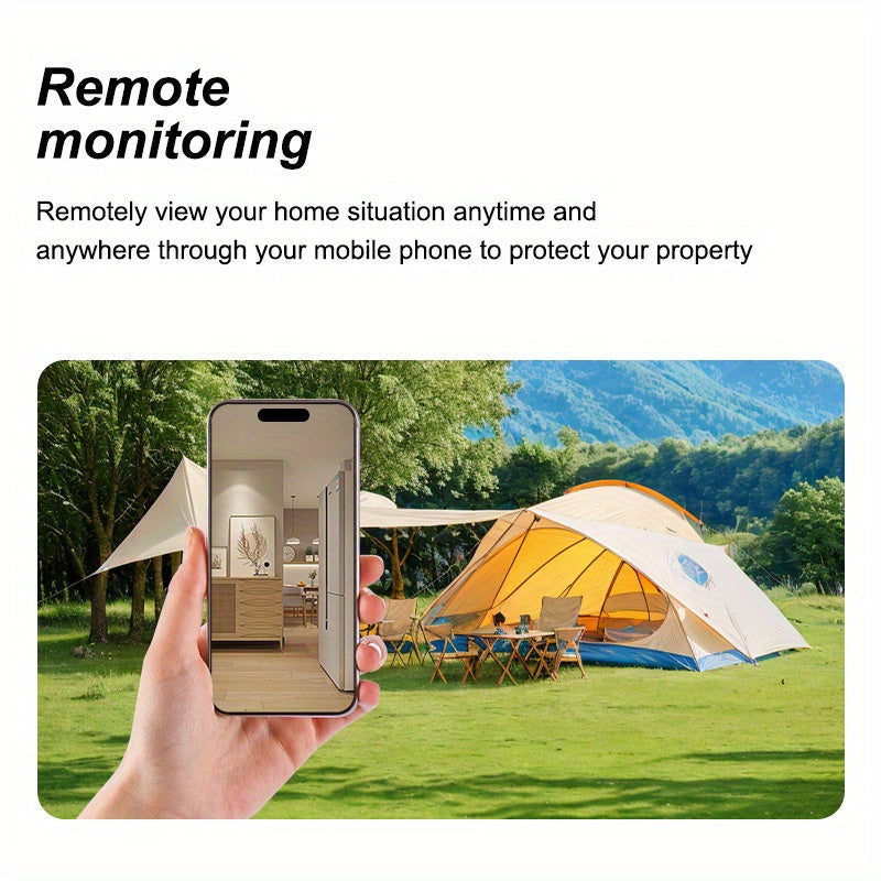 E27 Security Camera 1080P HD Panoramic 355° Indoor Outdoor Two-Way Audio