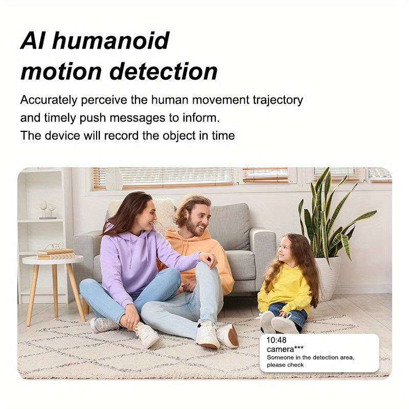 E27 Security Camera 1080P HD Panoramic 355° Indoor Outdoor Two-Way Audio