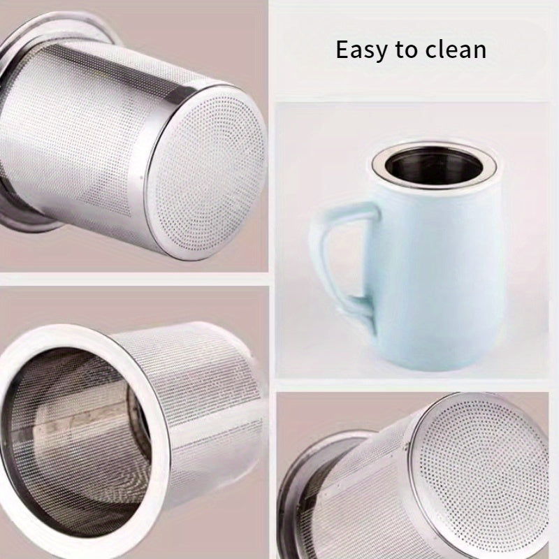 Stainless Steel Tea Infuser with Fine Mesh Strainer for Loose Leaf Tea and Coffee