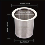 Stainless Steel Tea Infuser with Fine Mesh Strainer for Loose Leaf Tea and Coffee