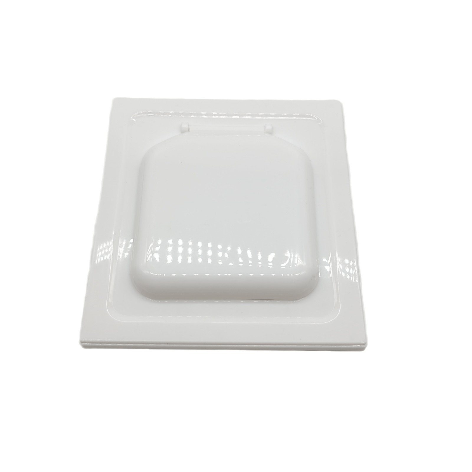 Наружная крышка вентиляционного отверстия с двойным клапаном, диаметр 10,16 см, пластик с УФ-ингибитором, без ловушки для ворса