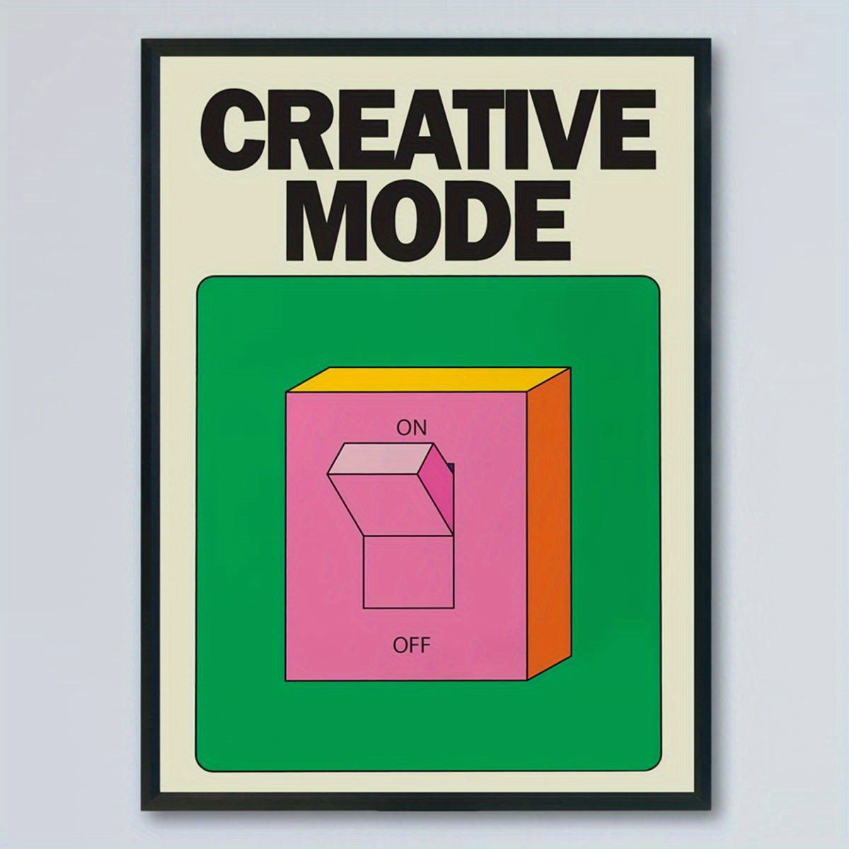 Colorful Canvas Wall Art Poster for Home Decor Modern Art Deco Portrait