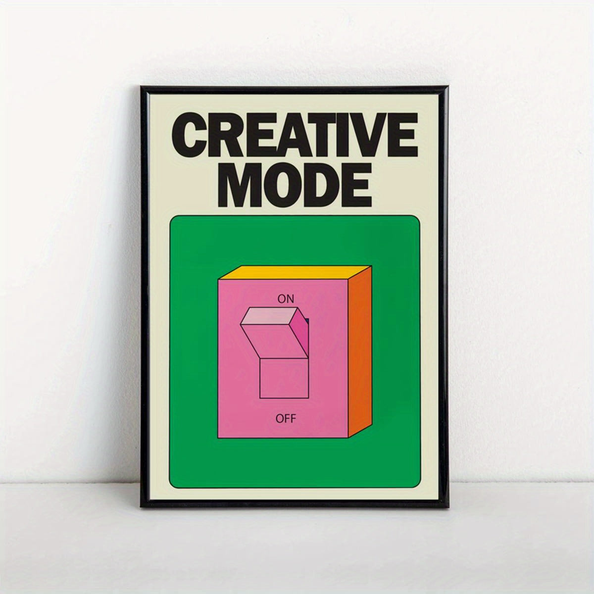 Colorful Canvas Wall Art Poster for Home Decor Modern Art Deco Portrait