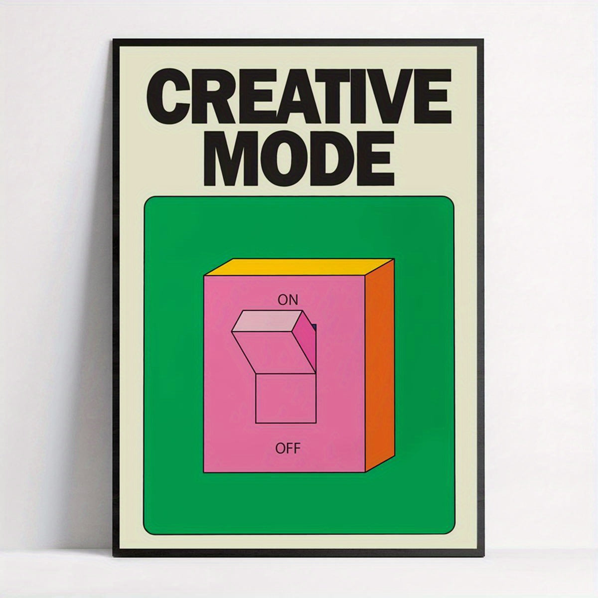 Colorful Canvas Wall Art Poster for Home Decor Modern Art Deco Portrait