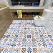 Водонепроницаемые виниловые плитки-наклейки для ванной и кухни, противоскользящие, толстые, самоклеящиеся, легкие в установке, декоративные узоры.