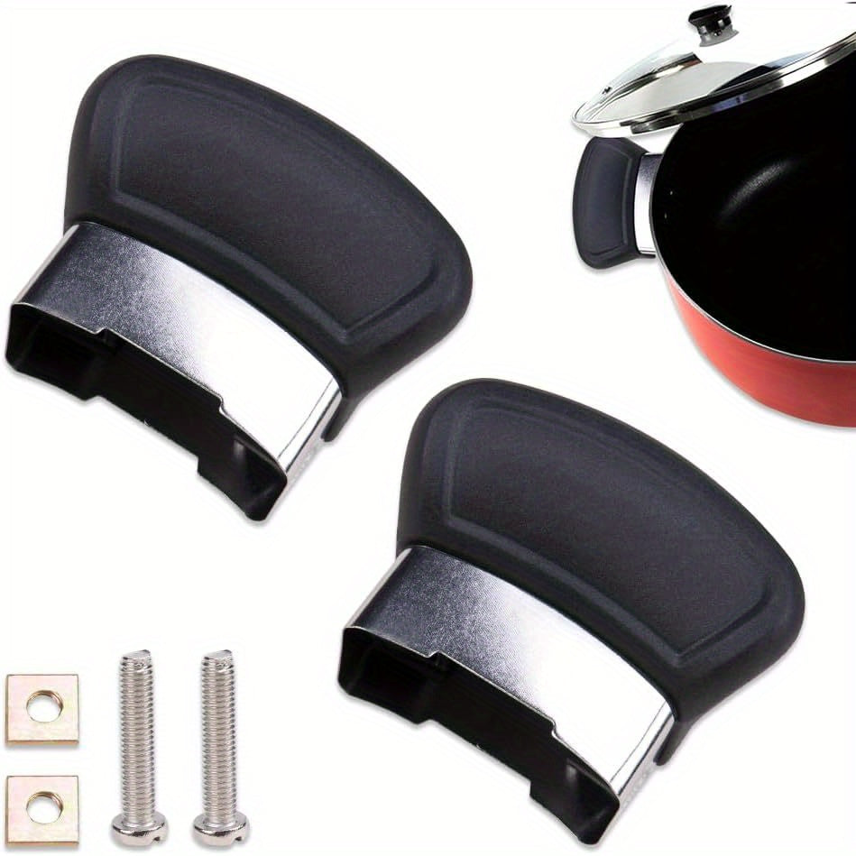 Qozonlar va qozonlar uchun almashtiriladigan zanglamaydigan po'latdan yasalgan tutqichlar, bosimli qozonlar, vintlar bilan birga