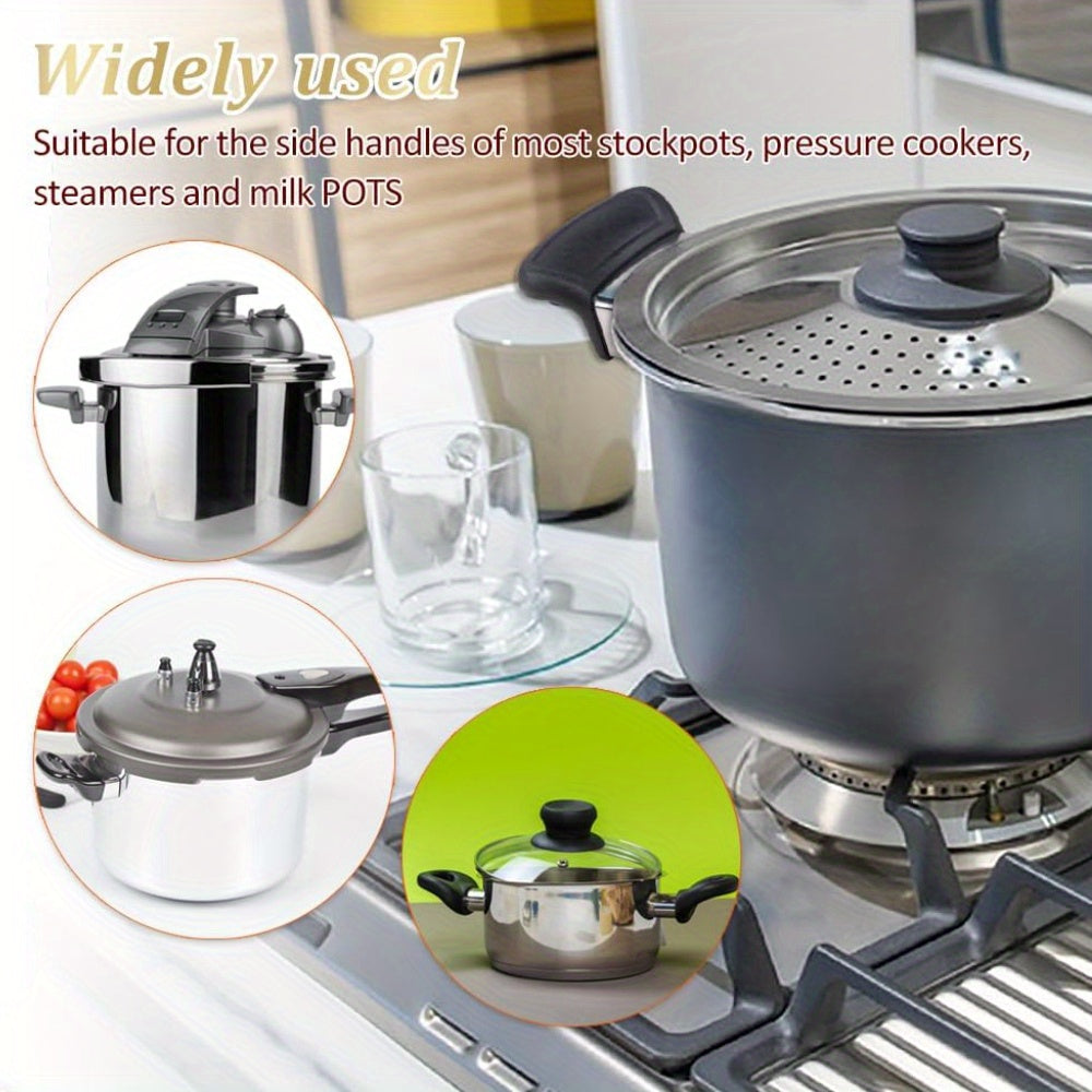 Qozonlar va qozonlar uchun almashtiriladigan zanglamaydigan po'latdan yasalgan tutqichlar, bosimli qozonlar, vintlar bilan birga