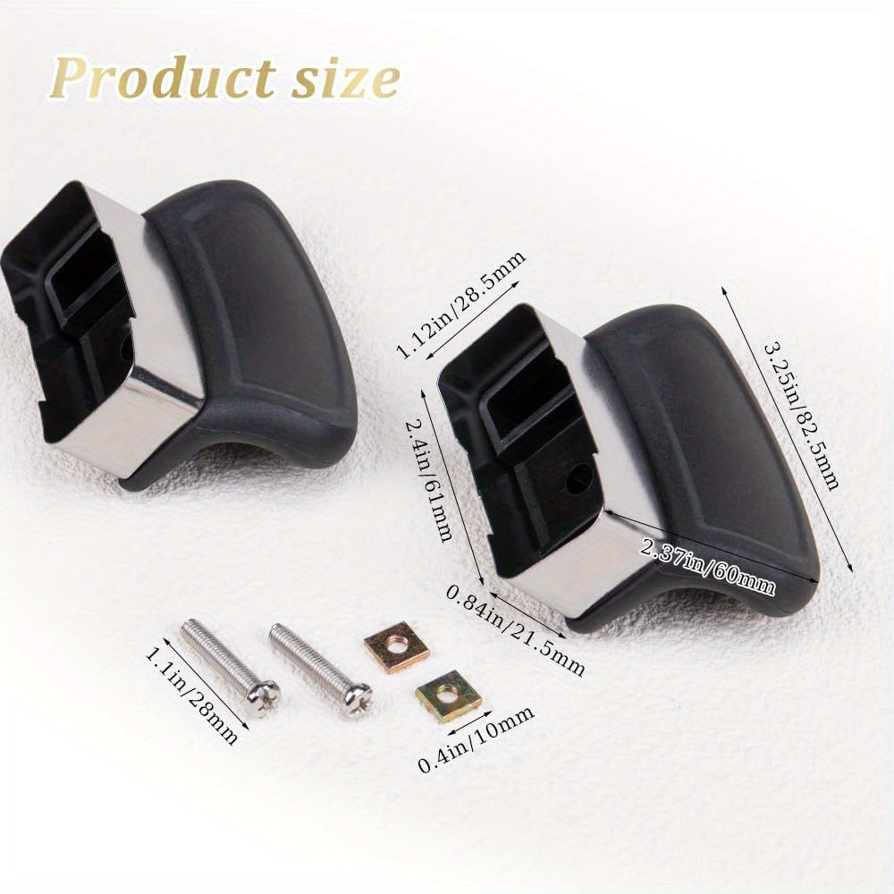 Qozonlar va qozonlar uchun almashtiriladigan zanglamaydigan po'latdan yasalgan tutqichlar, bosimli qozonlar, vintlar bilan birga